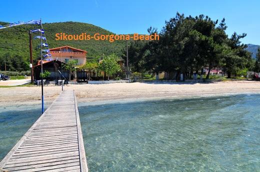 Sikoudis Gorgona Beach Skala Rachoni  Extérieur photo